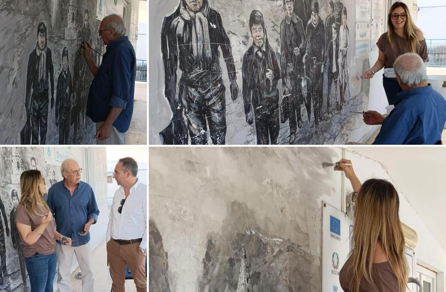 Quarto Restaurato Il Murales Dedicato A Don Milani Pozzuoli News