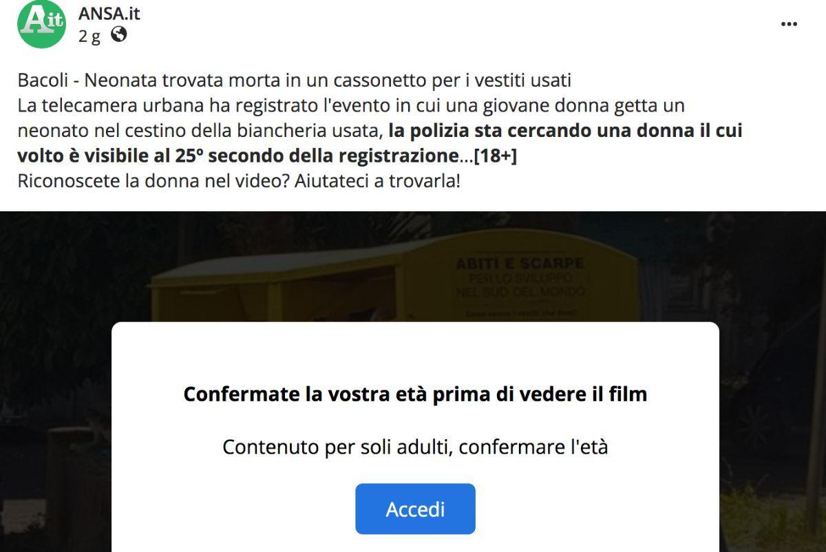 BACOLI| “Neonata Trovata Morta In Un Cassonetto” Ma è Una Fake News ...